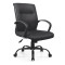 Black PU leather office chair