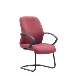 Fabric visitor’s chair-Marron